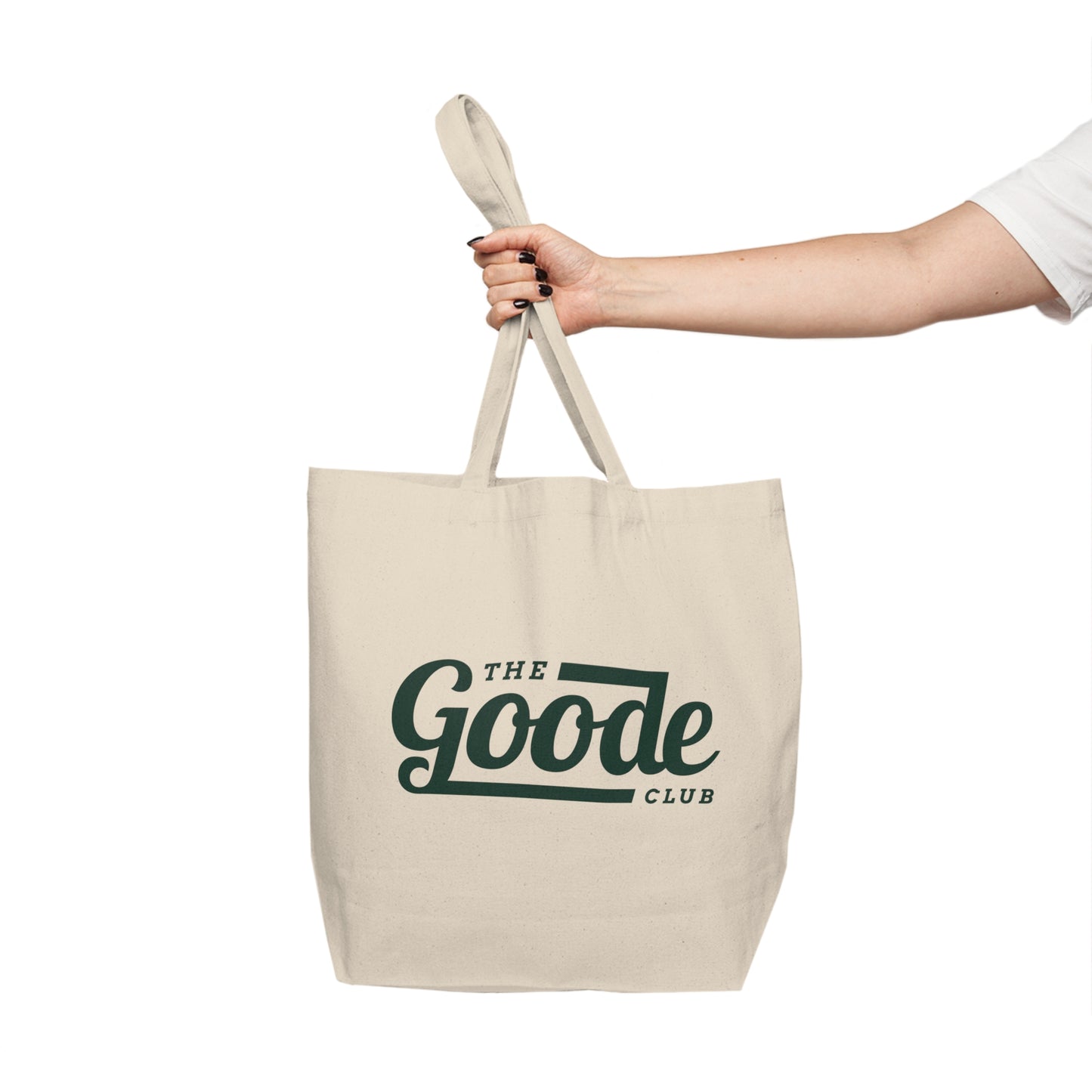 Goode Club Canvas Shopping Tote